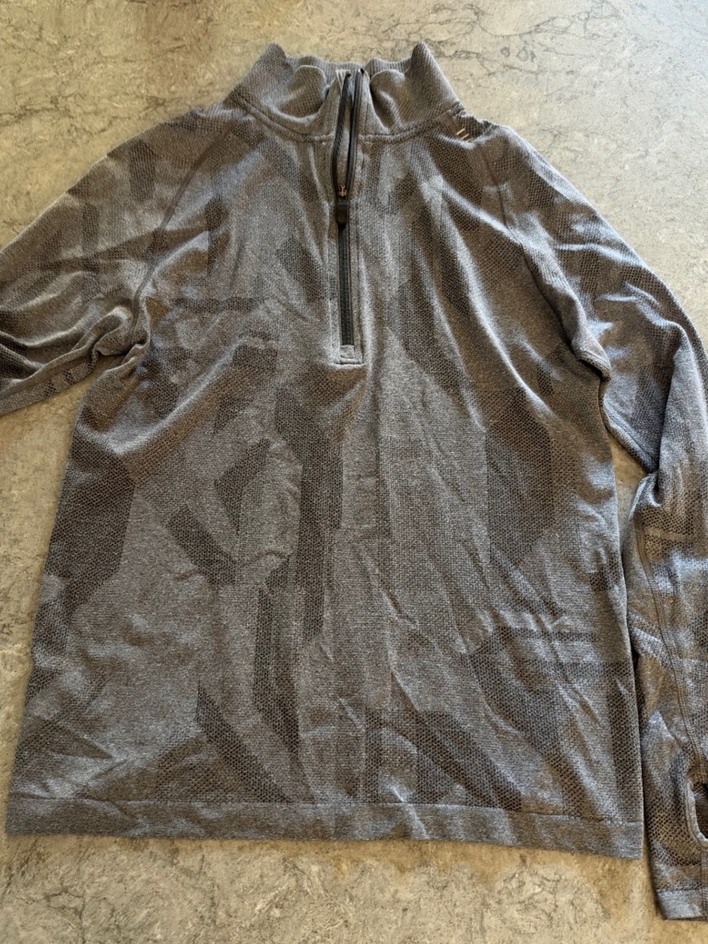 Lululemon retro vintage Metal Vent Tech Zip *Camo small